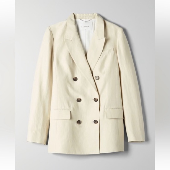 Babaton Samuel Linen Blazer - Picture 2 of 14